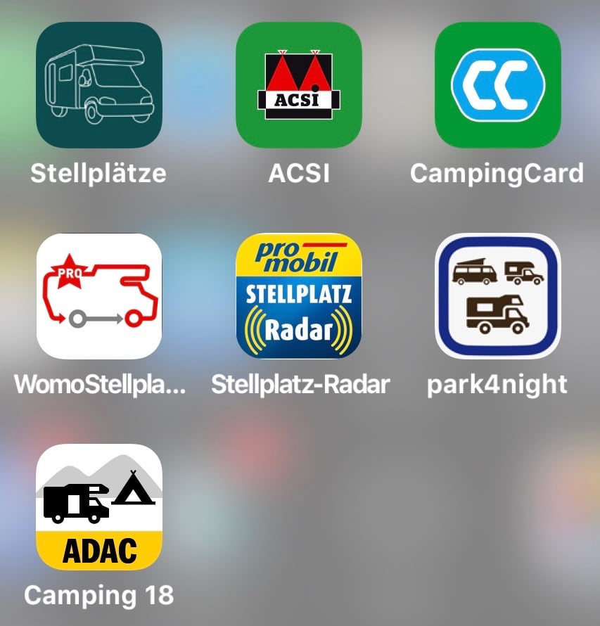Stellplatz Apps